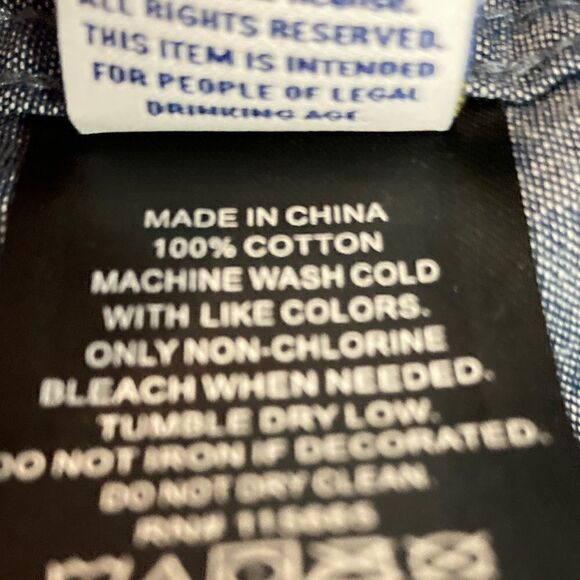 Corona Extra Men’s Cotton Shirt Size XL - Picture 7 of 7